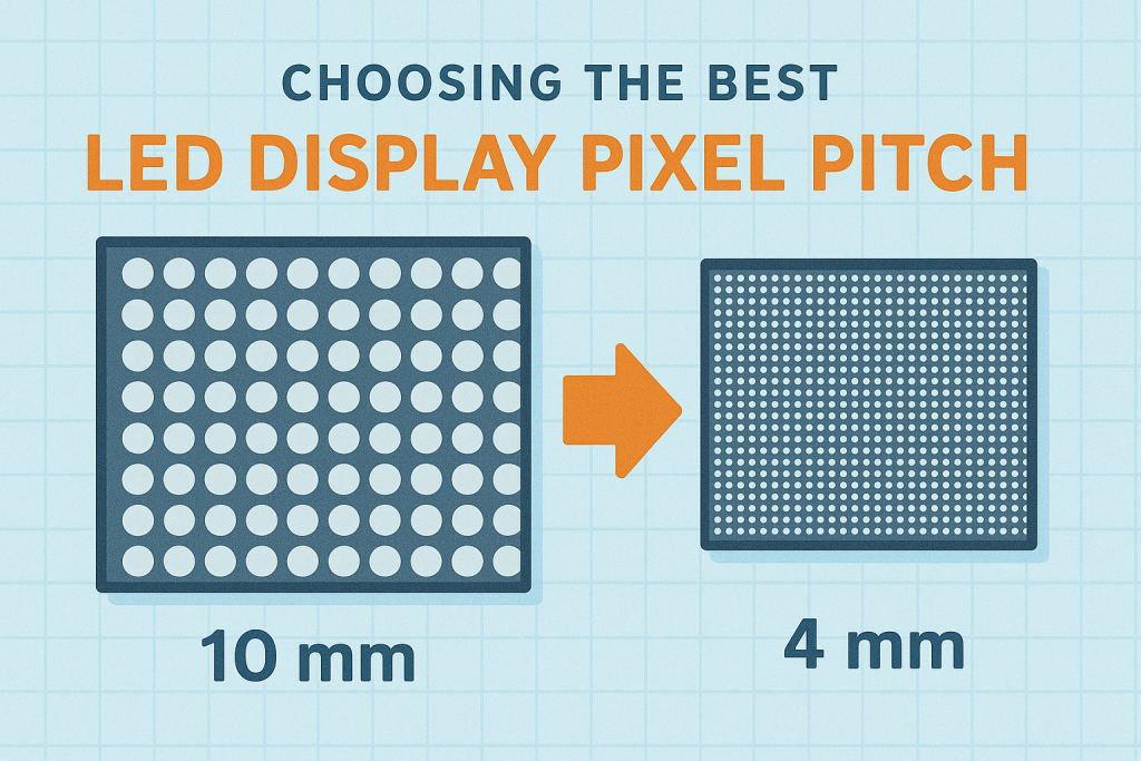 LED display pixel pitch