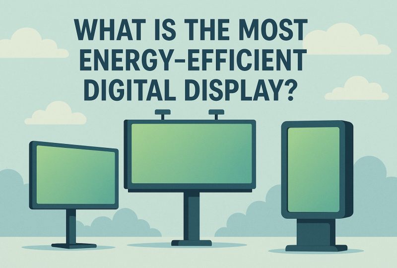 energy efficient display